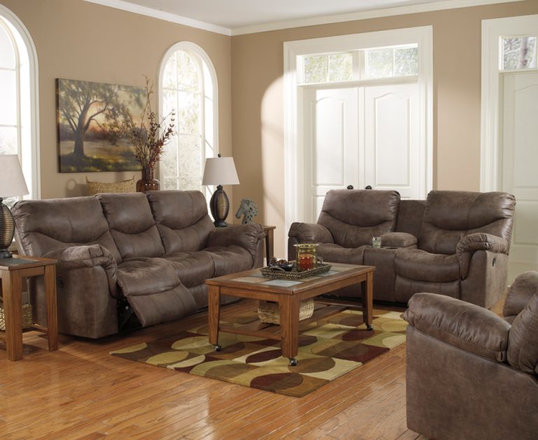 SOFÁ DOBLE RECLINABLE ALZENA – Muebles Vitefama