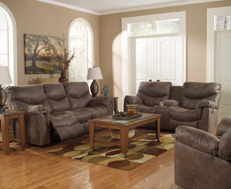 SOFÁ DOBLE RECLINABLE ALZENA – Muebles Vitefama