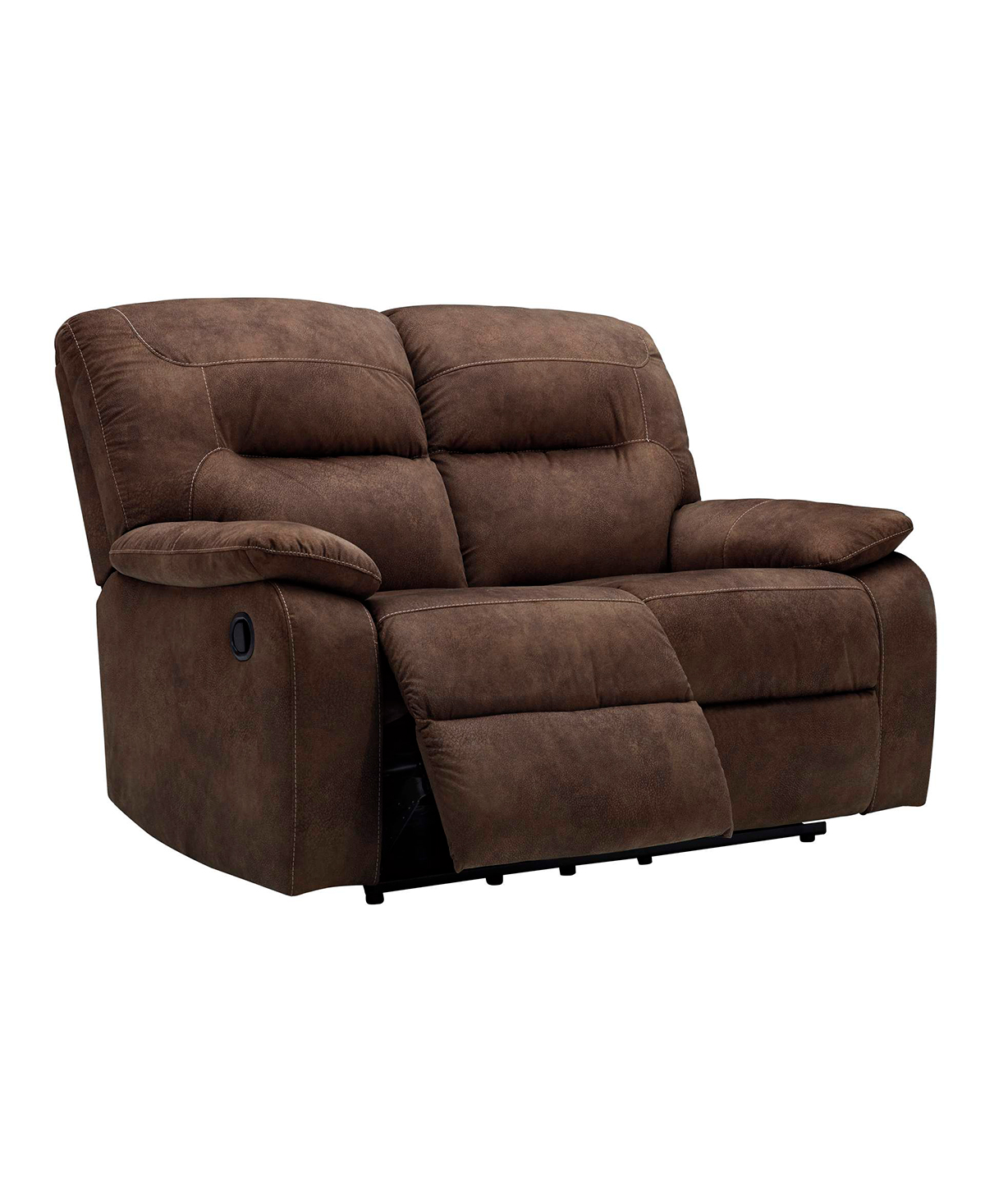 SOFÁ DOBLE RECLINABLE BOLZANO CAFÉ – Muebles Vitefama